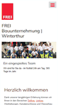 Mobile Screenshot of freibauen.ch