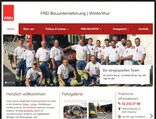 Tablet Screenshot of freibauen.ch